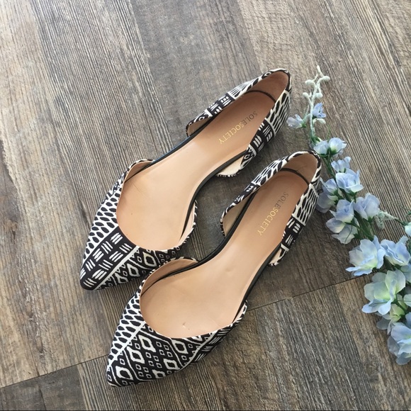 sole society black flats